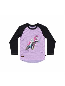 Kids Ride Shotgun Kids Unicorn Windproof Jersey