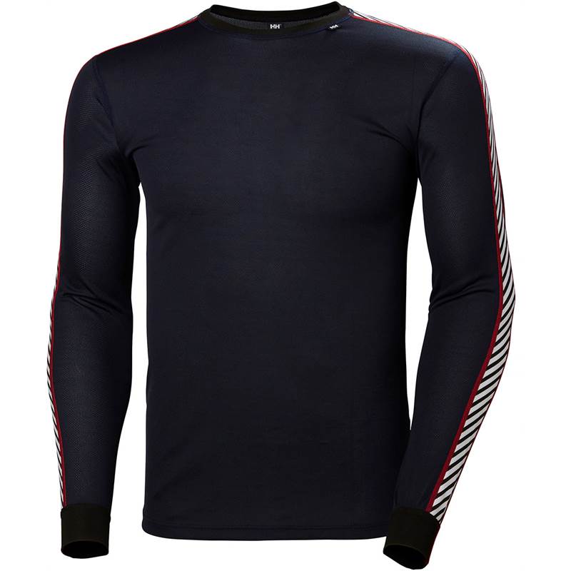 Helly Hansen Mens HH Dry Stripe Crew Baselayer-2